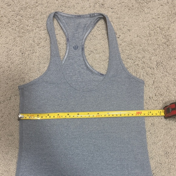 Lululemon Athletica Heathered Gray Tank Top - Picture 5 of 6